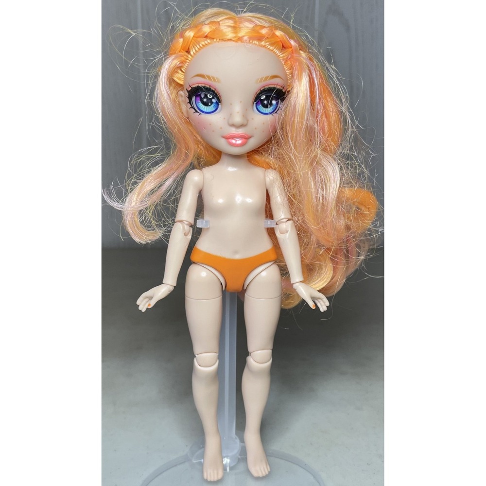 Rainbow High Junior High Poppy Rowan 9" Orange Fashion Doll Butterfly 2021 NUDE
